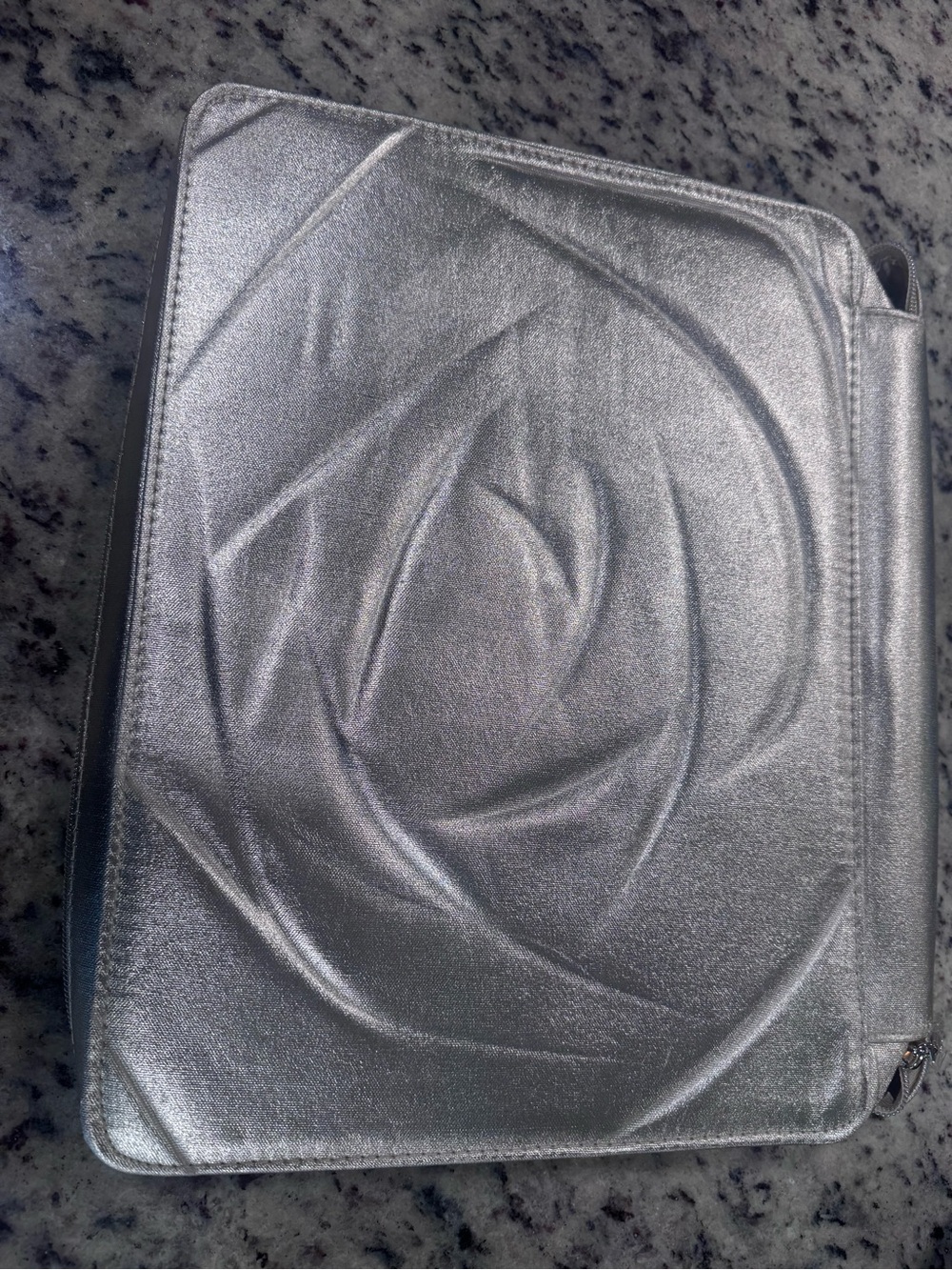 Two Lancome Gold Makeup/Storage Pouches